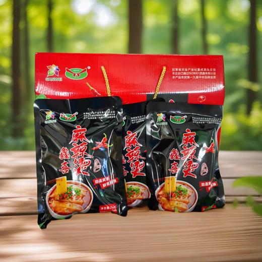 甘肃庄浪鑫喜麻辣烫速食自煮流汁宽粉带料包火锅土豆粉10包礼盒装 商品图4