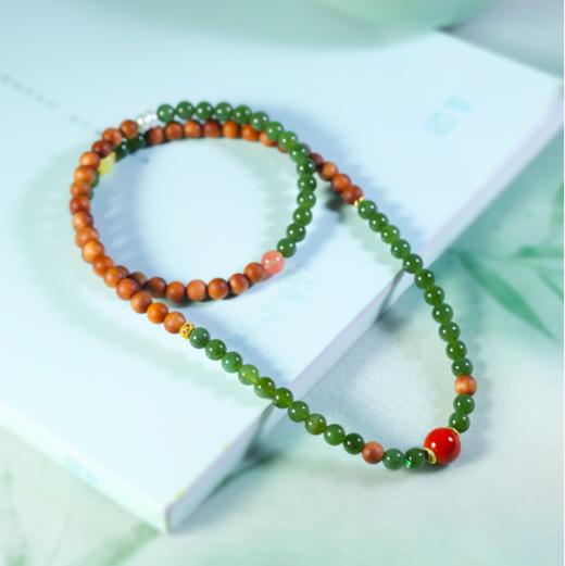 【手串】老山檀碧玉多圈手串 商品图3