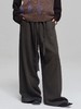 Simple Project/K23150/羊毛混纺厚款绑带剑道阔腿裤长裤 商品缩略图0