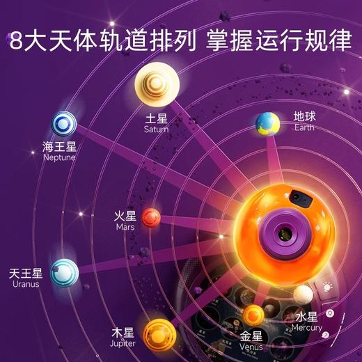 科学罐头太阳系行星模型科普投影仪语音问答发光玩具新年礼物盒 商品图6