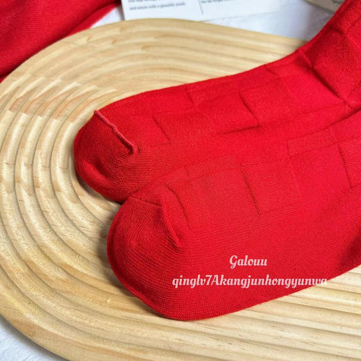 「礼盒装」Galouu情侣款7A抗菌防臭鸿运袜 1盒4双 商品图9