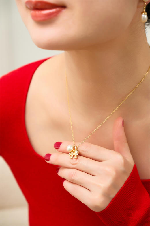 优选丨pearl moments珍刻 大吉祥（象）巴洛克珍珠项链 商品图4