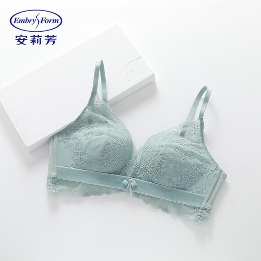 【海信嘉年华】安莉芳新品【花漾系列】蕾丝性感半杯女士无钢圈小胸聚拢文胸【限时买一送一】 EBW0849 商品图1