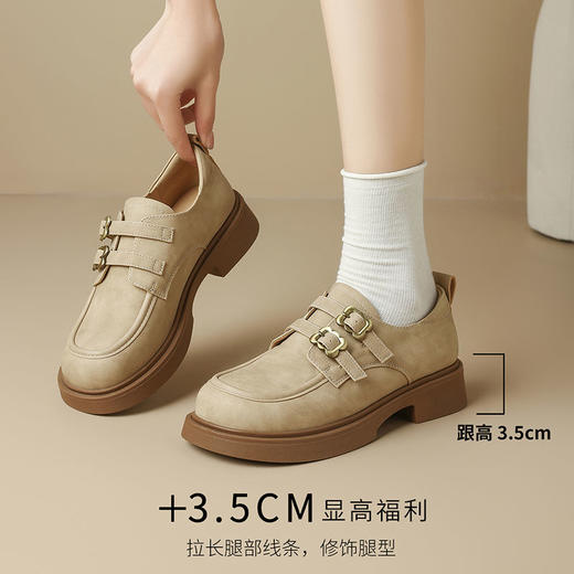 ZHR则则复古小皮鞋美拉德英伦风单鞋2025春季软底勃肯鞋舒适女鞋 商品图4