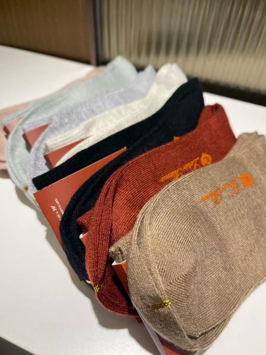 暖脚神器纯色羊绒袜 商品图1