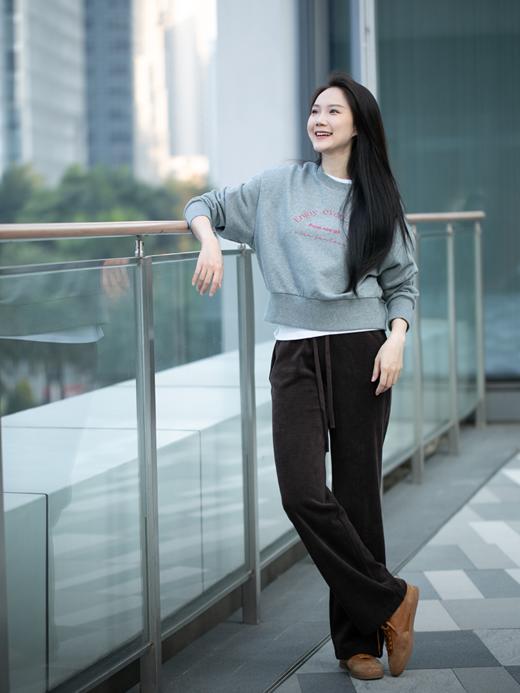 雪尼尔加厚直筒休闲裤FCE4PAT189 商品图4