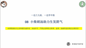 第8节 小柴胡汤助力生发阴气