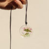 手作滴胶押花透明项链吊坠 商品缩略图4