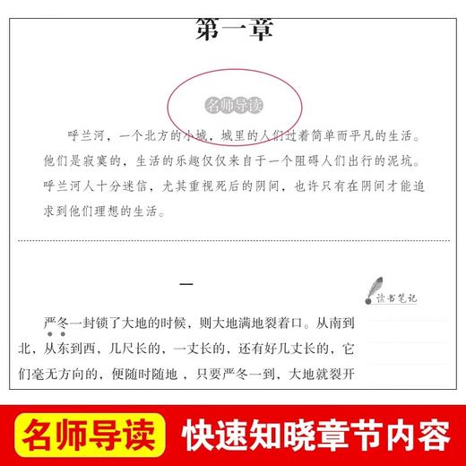 呼兰河传 爱阅读课程化丛书中小学生语文中国世界名著青少年无障碍精读中小学课外阅读青少版 商品图1