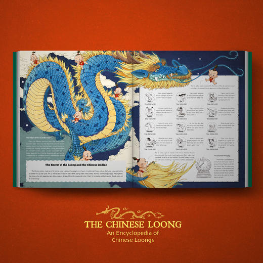 上尚印象 东方有龙（英文版）绘本故事百科书 英文绘本 中国符号系列绘本 中国风绘本新年礼物 追寻中华文明启蒙绘本 商品图2