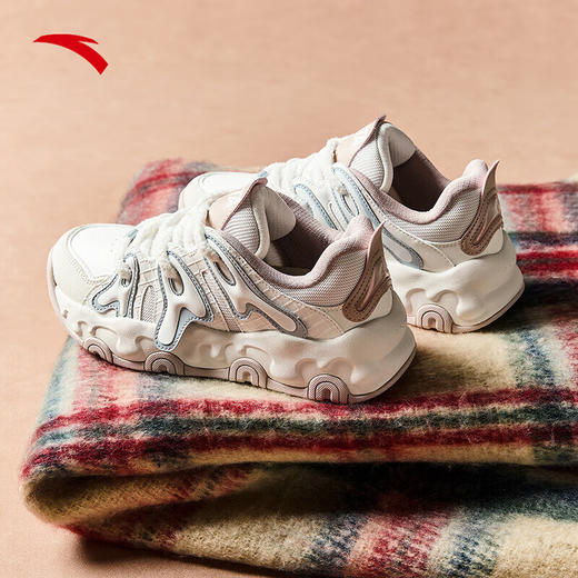 安踏（ANTA）奶昔女子休闲鞋新款潮流舒适厚底增高百搭鞋子122448859 商品图1