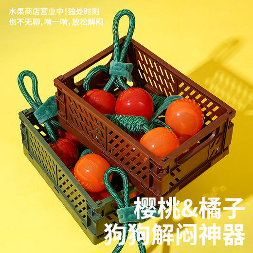 zeze水晶樱桃绳结咬胶玩具-B （包邮） 商品图3