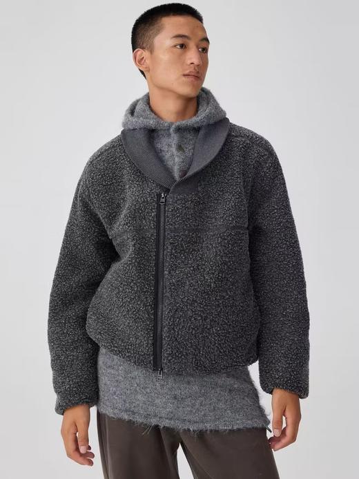 Simple Project/Y24169/青果领摇粒绒两面穿夹克 商品图0