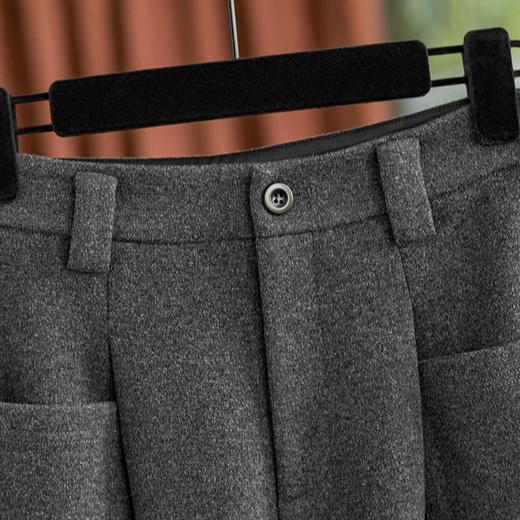 【高货wl】全新升级【铂金会员238/天猫319/差价81】(52730) 洛诗琳秋冬山羊绒醋酸西装裤女高级感高腰垂坠宽松阔腿裤 商品图2