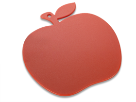 KA00-0-06/AP-SSCKONOMI刻度商用防滑砧板苹果造型砧板菜板切菜