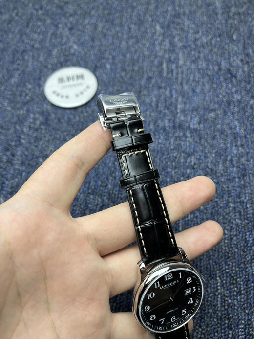 【新款大号40mm】浪琴名匠3点历系列 黑色盘 男士腕表
机芯：进口西铁城 商品图7