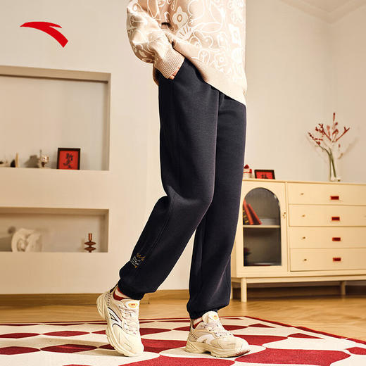 安踏好事发生丨本命年运动长裤女裤春季休闲束脚卫裤子162518312S 商品图2