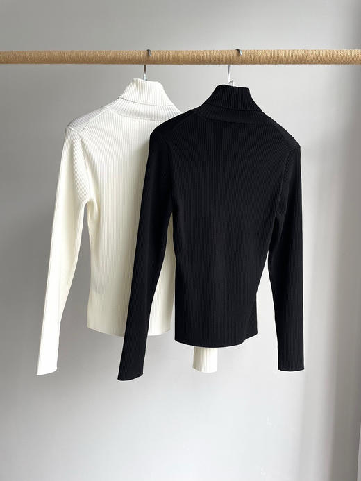 13-1巴黎家 管网8K+ 渠道圆正 超弹高领 针织打底衫 叠穿衬衫炒鸡美 商品图11