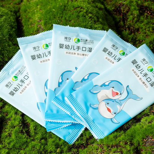 淳汐婴幼儿手口湿巾20片装（单片独立包装）（241195） 商品图1