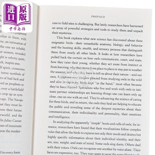 预售 【中商原版】猫头鹰知道些什么 世界上神秘的鸟类的新科学 英文原版 What an Owl Knows Jennifer Ackerman 商品图2