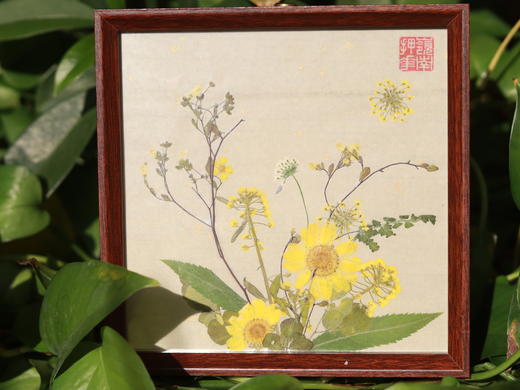 国潮复古方形押花相框小夜灯 商品图1