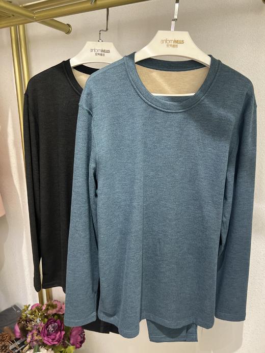 羊绒蚕丝男士圆领套装圆领加厚保暖自发热 打底保暖 16313653 商品图1