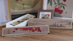 岭南荔枝押花镇尺