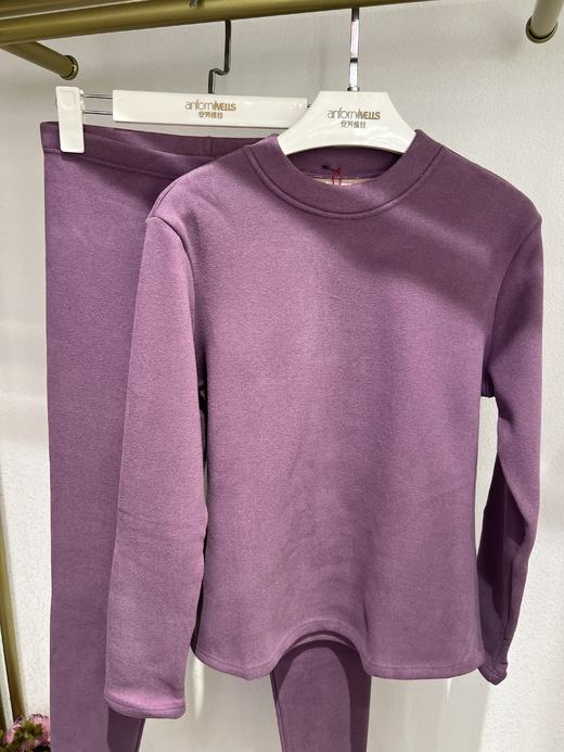 羊羔绒女士圆领套装超柔绒女士圆领套装 打底保暖16313235 商品图2