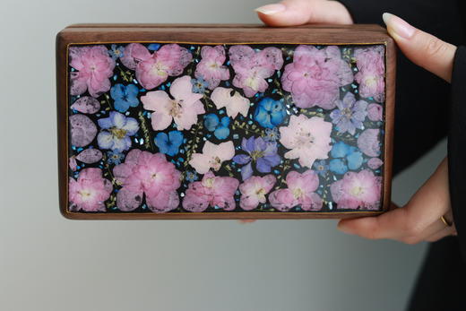 复古押花首饰盒 商品图4