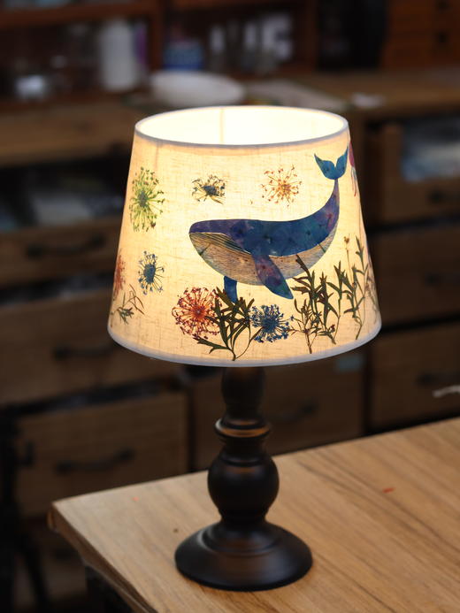 海洋世界押花台灯 商品图1