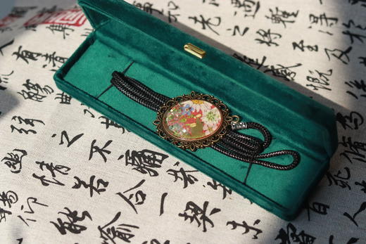 复古干花森系创意押花项链 商品图3