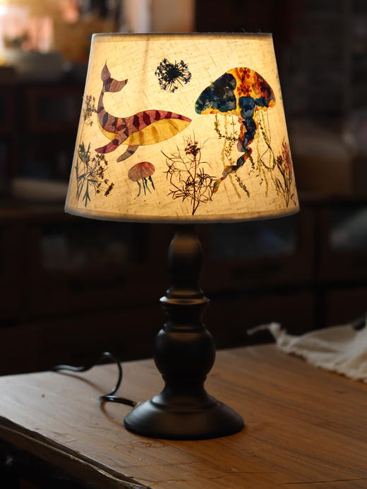 海洋世界押花台灯 商品图3