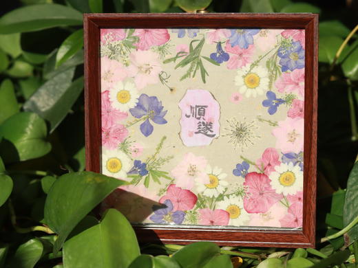 国潮复古方形押花相框小夜灯 商品图2