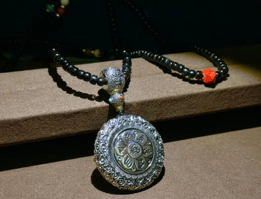 朱砂镶银生肖吊坠 商品图8