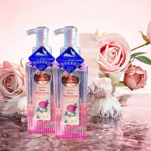 澳大利亚进口绿色溪谷玫瑰保湿沐浴露700g 商品图2