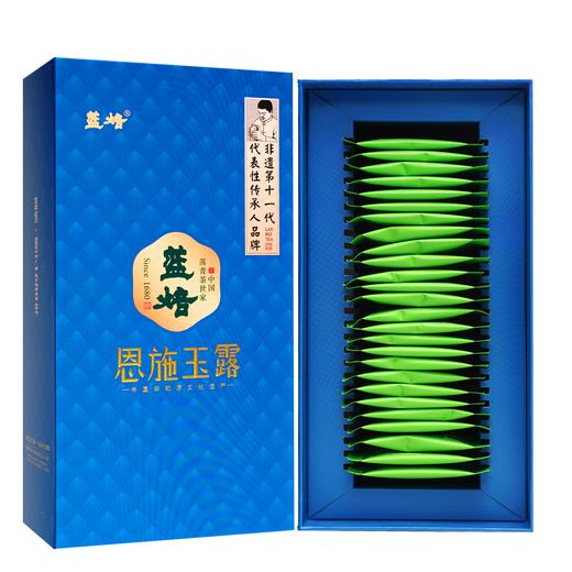 蓝焙·恩施玉露·伴手礼书盒102克（34袋*3克）/盒一级 商品图0