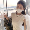 <曾小咸推荐>基础佰搭5色正肩短袖T恤 商品缩略图1