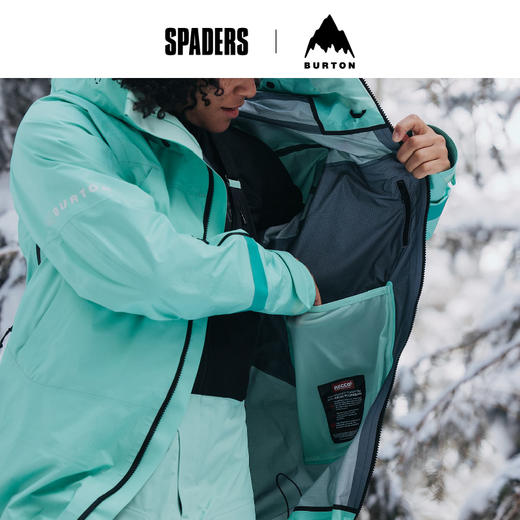 24/25BURTON雪服W AK GORE TUSK JK POWDER MINT 商品图5