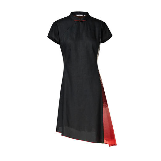 TANGY Collection/2025天意精品春季新品中国风女士莨绸连衣裙 商品图4