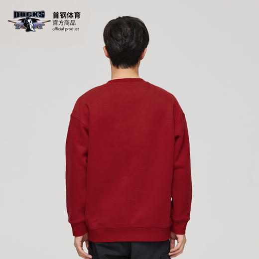 【官方正版】北京首钢篮球俱乐部 | 新年红加绒卫衣球迷套头衫 商品图3
