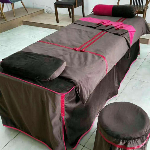 圣贝隆-床罩绒面咖啡色 四件套（190*75*63） 商品图0