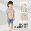 【商场同款】英氏儿童T恤夏季短袖透气男童条纹T恤上衣2025新款 商品缩略图3