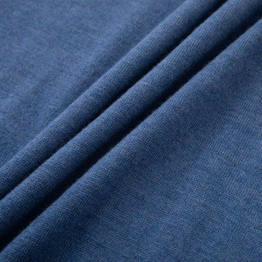 【含羊毛蚕丝】罗蒙秋冬款男士时尚渐变毛衣男百搭休闲针织衫男 商品图9