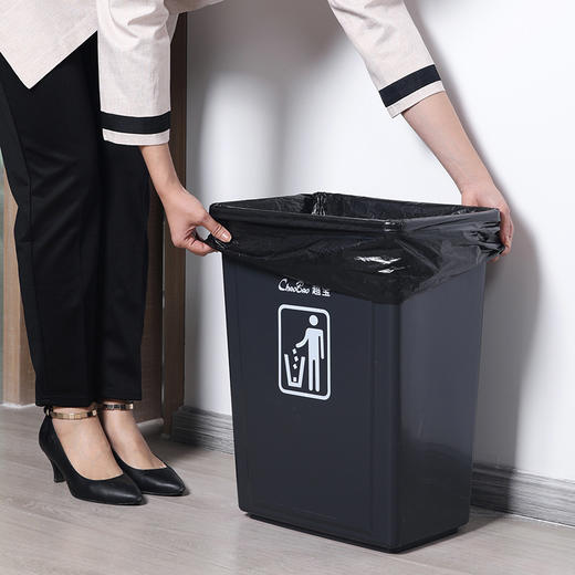 【美丽雅垃圾袋】可降解加厚型物业商用垃圾袋 黑色环保塑料袋 商品图0