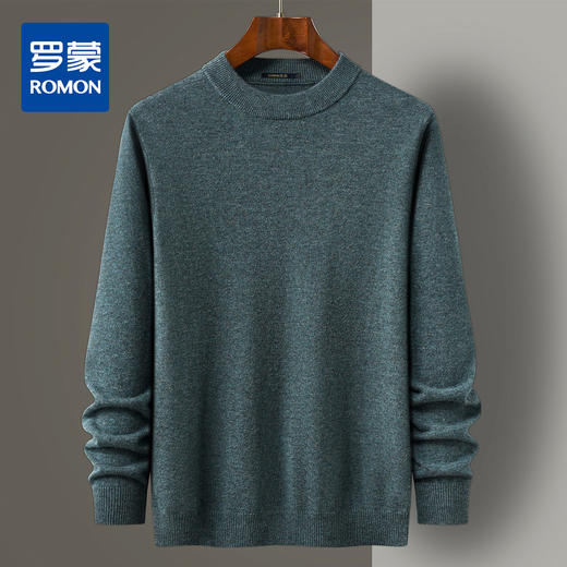 【羊毛羊绒】罗蒙经典男士加厚羊毛衫男保暖羊毛衫舒适男羊毛衫羊绒衫 商品图0