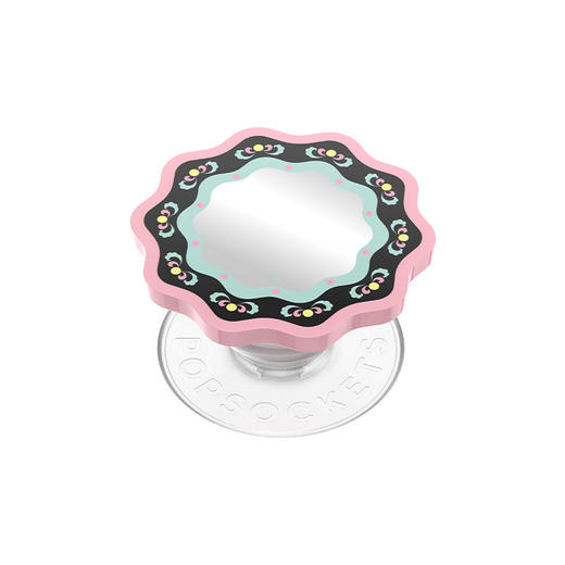 【灵蛇之珠】多宝花镜 POPGRIP泡泡骚手机粘贴式气囊支架 Popout异形系列 粉绿 波浪镜 波纹 国风 商品图0