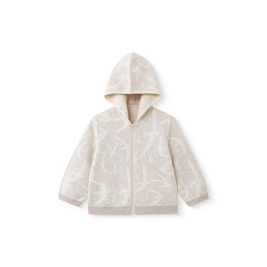 【高定系列】英氏儿童外套春夏男女童毛织外套山羊绒连帽2025新款 商品图4