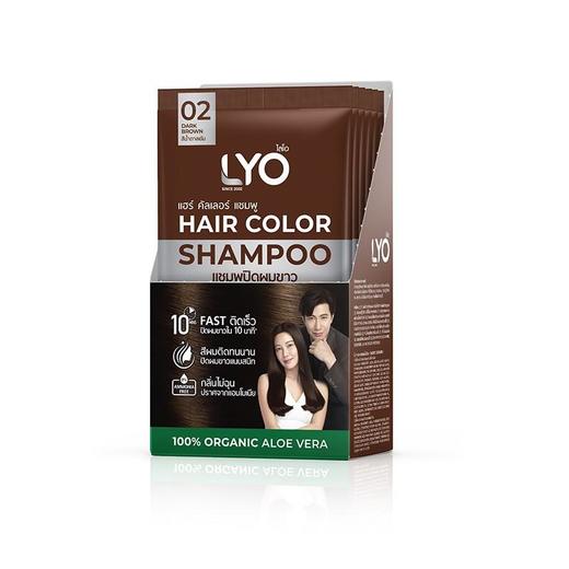 【保税仓】LYO植物洗染护三合一染发剂 180ml/盒 /30mL/袋 商品图2