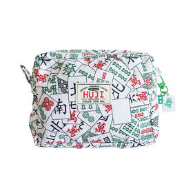 HUJI祤集Motley收纳包插画麻将