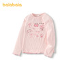 巴拉巴拉童装儿童长袖T恤女童2025新款春装甜美印花上衣宝宝打底 商品缩略图4